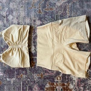 lululemon athletica light yellow set